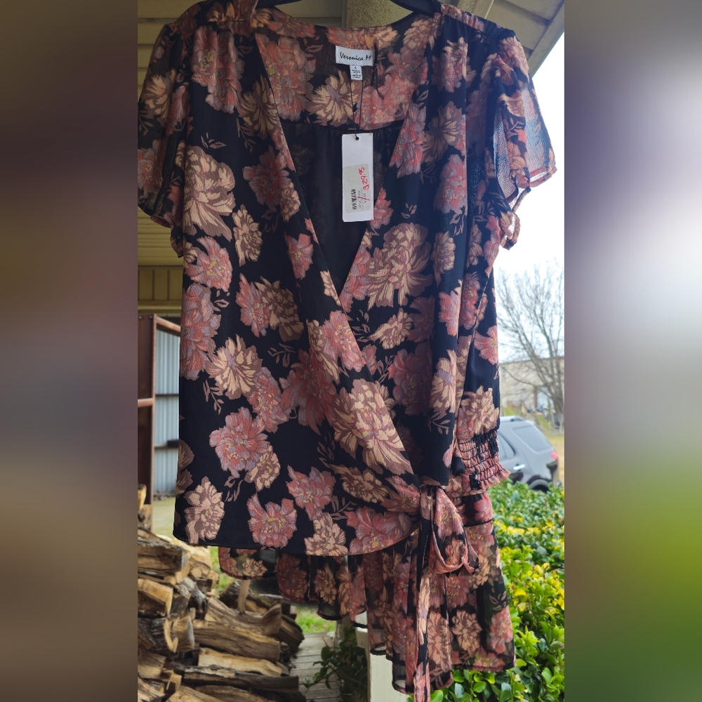 Veronica M Skirt & Top Set-$173 Set Sz Large Brand New W/Tags
